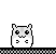 Pixel art hamster character with closed eyes and a small smile appears in multiple , some with 'Home' speech bubbles