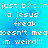 Pixelated text on a blue gradient background with repeated phrases in white block letters.