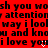 Red background with black pixelated text reading 'sh you wosh you wo attention attention way i loolway i loo and know and kno i love youi love you' and two white heart symbols.