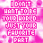A static contact sheet of 12 identical frames showing a pink pixelated text-based design with repeated phrases over a blurred background.