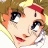 A 48x48 pixel buddy icon featuring a close-up of an anime-style character with blonde hair and red accents, alongside text reading "Anime IM" on a black background.
