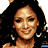 A 48x48 pixel animated contact sheet showing a woman in leopard-print crop top across five sequential frames with slight pose and expression changes.