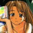 A pixelated anime-style character with brown hair and an orange top appears on the left side of a contact sheet, next to stylized text reading "Anime IM" and "com" on a black background.