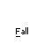 Pixel art animation of a red and white object falling onto gray platforms with 'Fall' text above each platform, ending at a 'Start' button.