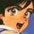 Pixelated anime-style character face with open mouth on left, black background with white text "Anime IM" and "COM" on right in a 2x1 contact sheet layout.