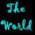 A static image displays a of colorful handwritten text phrases on black background with gray rectangle in bottom-right corner