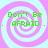 Four identical pixelated spiral patterns with green text reading "Don't Be AFRAID" on a pink and light blue background.