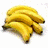 Four distinct banana bunches displayed in a , each with unique background colors and rendering styles