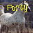 Animated sequence showing a horse icon with yellow text changing from 'Purty' to 'Appy' over dark background.