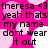 Pixelated text on a pink and white background with repeated phrases and a heart symbol.