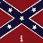 A static contact sheet of a 48x48 pixel animated icon featuring the Confederate battle flag pattern with overlaid text "i love redneck" and "boig!" in white pixelated font on a gray background.