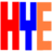 Three large block letters H, Y, E in red, blue, and orange with white negative space on a transparent background.