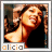 A pixelated image of a smiling person with long hair, wearing a dark top, framed by a light border with the name 'alicia' below.