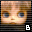 pixelated doll faces with blue eyes and light brown hair, each face showing subtle expression changes across frames