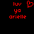 Red pixelated text and a heart symbol on a black background, with two identical side-by-side layouts.