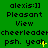 Green background with repeated text elements and yellow pixel artifacts across three of identical content