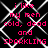 Pixelated text in pink and white on a black background with a chain-link fence pattern, repeating the phrase "i like my men cold, dead and SPARKLING".