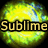 Animated contact sheet of three frames showing a yellow-green circular icon with