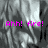 A grayscale image of a person with long hair and an open mouth, overlaid with bright pink text reading "Ahh! fire!" in three separate instances.