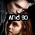 A pixelated image of a woman with brown hair and dark clothing, overlaid with fragmented text in white block letters.