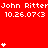 Red background with repeated white text and star symbols in a pattern, showing animation changes across frames
