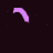 A sequence of purple heart shapes transitioning from partial outlines to solid forms and then breaking into fragments against a dark background.