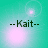 Kait-- text on teal background with shifting light effects; four show changing bright spots and faint circular outlines