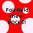 Red and white pixelated image with text 'Fairfield Cheer Rocks!' in black pixelated font over a red background with white circular shapes.