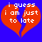 Red broken heart shape with white text on blue background, two identical frames side-by-side.