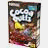 A 48x48 pixel animated buddy icon featuring a Cocoa Puffs cereal box with text reading "Mix Your Milk" and "with my cocoa puffs" in blocky font, displayed as part of a contact sheet layout.
