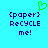 Pixelated blue text on cyan background with green heart symbol above left text block.