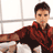 Animated contact sheet of a man in red shirt across 7 frames showing pose and expression changes with text "LUIS FONSI" on right side.