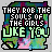 Pixelated text reads "THEY ROB THE SOULS OF THE GIRLS LIKE YOU" with varying color schemes across six on a multicolored background