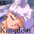 nine shows a character with white hair and closed eyes, some displaying the word 'Kingdom' in black text