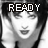 Black-and-white animated icon of a person with short dark hair and bangs, showing sequential text overlays in pixelated font.
