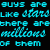 Pixelated cyan text on black background displays repeated phrases with alternating white and cyan lettering.
