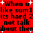 Red background with black pixelated text repeating 'When u like sum1like sum1 its hard 2its hard 2 not talk about them' and white star-like sparkles scattered throughout.