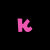 six colored squares with letters: pink K, pink A, pink I, pink T, black Y, and gray empty space