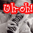 Animated icon shows grayscale Oreo cookies with red text overlays changing from 'Uh-oh!' to 'Oreo!'.