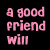 A 4x3 contact sheet of pixel art frames showing a cartoon woman with long brown hair, sunglasses, and white top alongside partial views of other characters in various outfits, accompanied by pink text on black background reading "a good friend will bail you out of jail but a best friend that was fun!! will be there with you saying dang..."