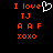Pixelated text and a heart symbol on a black background, with one version showing a white heart outline and another showing solid red text.