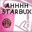 Four display text and symbols on pink-and-white backgrounds with a circular emblem