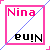 Animated contact sheet showing 10 frames of a pixelated icon with pink-bordered text boxes containing