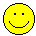 Six yellow pixelated smiley faces on gray background with varying eye and mouth expressions including winking, tongue-out, and standard smiles.