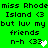 Green background with black pixelated text reading "miss Rhode Island <3 but luv my friends n-h <3" in two identical side-by-side , each with a heart symbol changing from white to light green