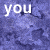 Pixelated image with repeated text 'you are really' over a blue textured background and a small inset photo of a person in a bikini on grass.