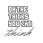 16 identical pixelated icons showing 'OH THE THINGS YOU CAN Third' text with red highlights shifting across letters in a sequential animation