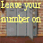 Animated contact sheet of a 4x4 grid showing sequential frames of an AIM buddy icon with repeated text and color changes on wooden door backgrounds.
