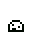 A 3-frame pixel art animation of a character's head and body moving over a gray platform, displayed in a contact sheet layout with two frames on the left showing full-body poses and one frame on the right showing a head-only pose above the platform.