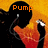 Silhouette of a person with headphones holding a microphone against an orange gradient background, text above changes across frames.